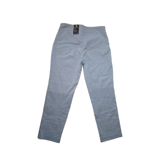 J.M. Collection Pull On Studded-Rivet Ankle Pants 14W Tummy Control Slacks Gray - Picture 5 of 7